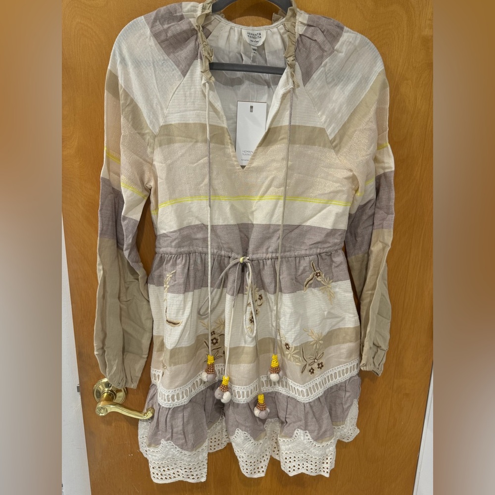 Striped Dress by Hemant & Nandita